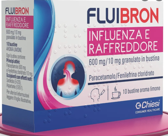 FLUIBRON INFLUENZA E RAFF*10BS - farmacia187.it