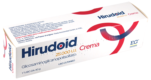HIRUDOID 25000UI*CREMA 40G - farmacia187.it