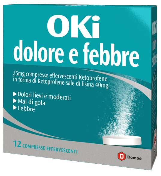 OKI DOLORE E FEBBRE*12CPR EFF - farmacia187.it