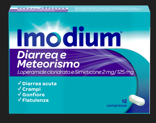 IMODIUM DIARREA E METEOR*12CPR - farmacia187.it