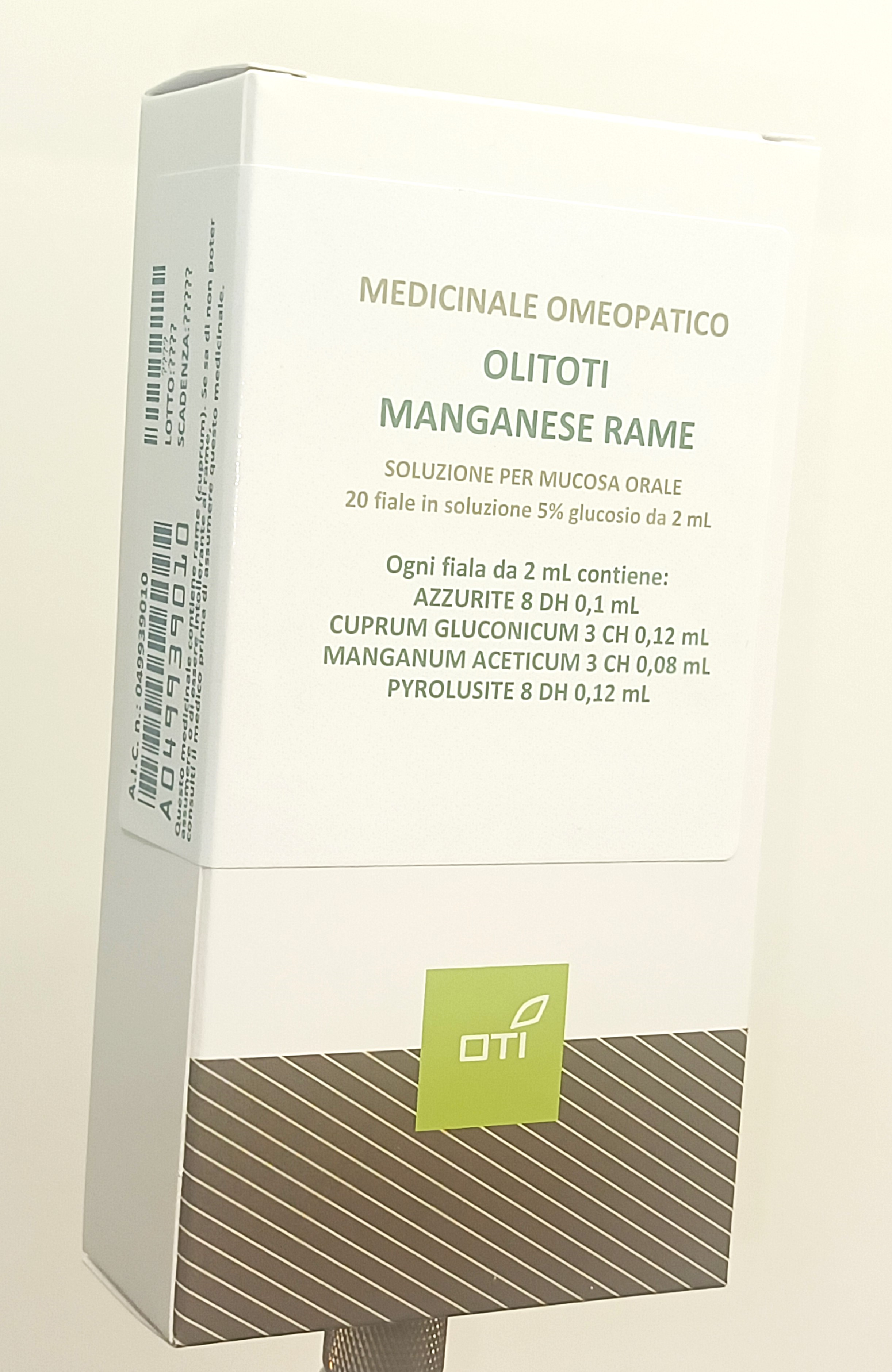 OLITOTI MANGANESE RAME*OS 20F - farmacia187.it