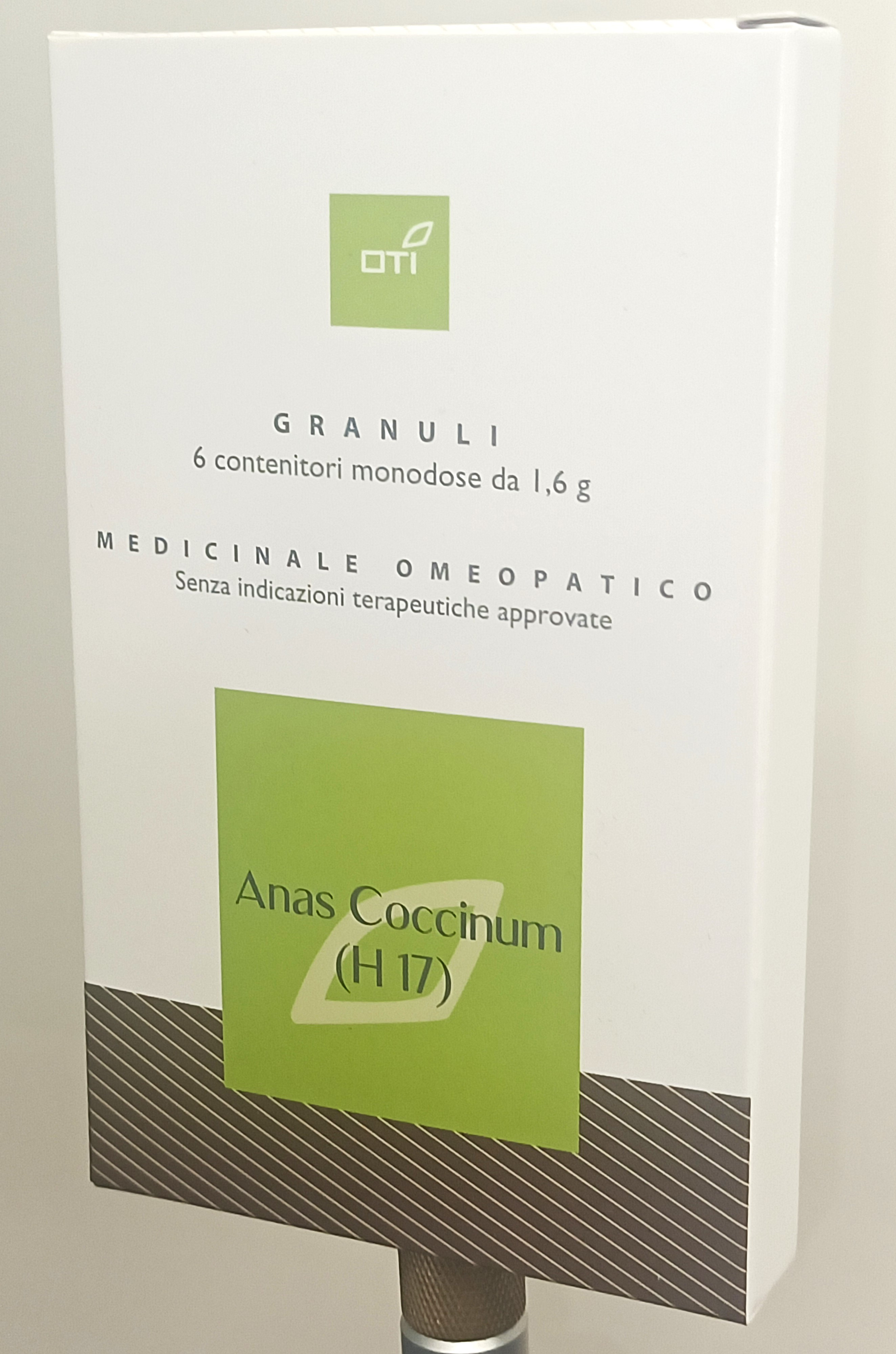 ANAS COCCINUM H17*6 MONOD 1,6G - farmacia187.it