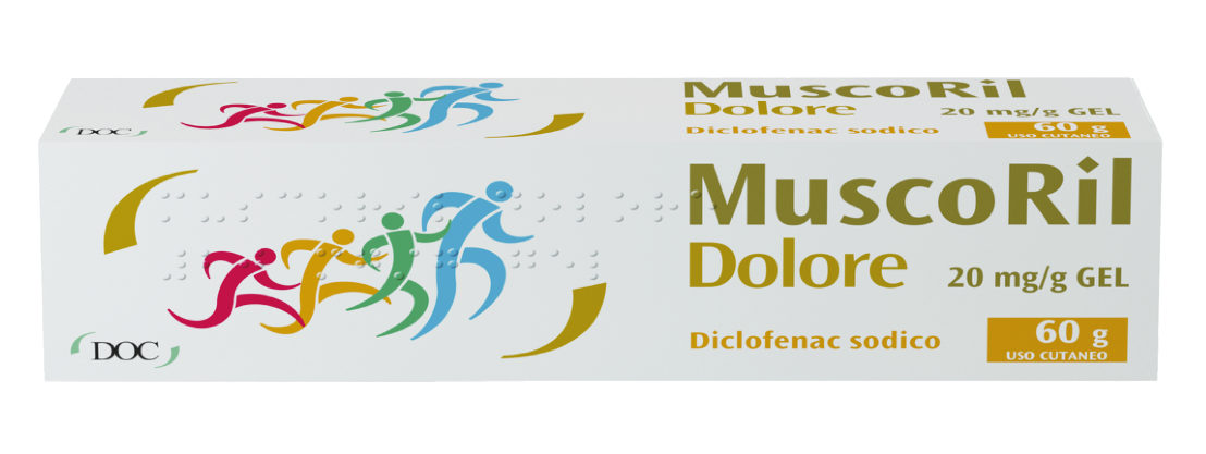 MUSCORIL DOLORE*GEL 60G 20MG/G - farmacia187.it