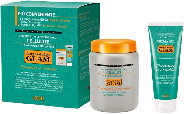 GUAM FANGHI D'ALGA CONFEZIONE CONVENIENZA FREDDA CON FANGHI D'ALGA GUAM 1 KG + CREMA GEL 250 ML FORMULA A FREDDO - farmacia187.it
