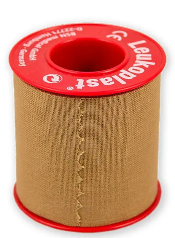 CEROTTO CHIRURGICO PER FISSAGGIO MEDICAZIONI IN ROCCHETTO LEUKOPLAST SUPPORTO VISCOSA COLOR PELLE MASSA ADESIVA CAUCCIU' OSSIDO DI ZINCO 10X500CM - farmacia187.it