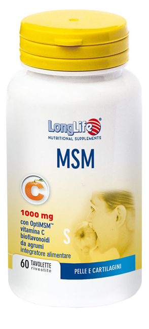 LONGLIFE MSM 1000 MG 60 TAVOLETTE - farmacia187.it