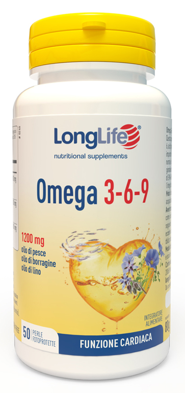 LONGLIFE OMEGA 3-6-9 50 PERLE FOTOPROTETTE - farmacia187.it