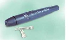 PENNA PUNGIDITO ACCU-CHEK SOFTCLIX + 25 LANCETTE SOFTCLIX + MANUALE DI UTILIZZO - farmacia187.it