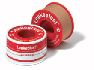 CEROTTO CHIRURGICO PER FISSAGGIO MEDICAZIONI IN ROCCHETTO LEUKOPLAST SUPPORTO VISCOSA COLOR PELLE MASSA ADESIVA CAUCCIU' OSSIDO DI ZINCO 5X500CM MUTUABILE - farmacia187.it