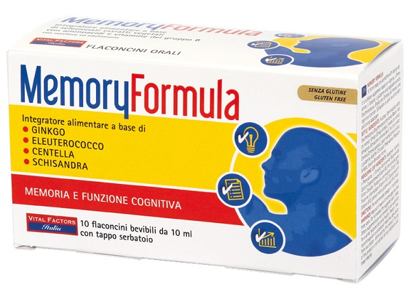 MEMORY FORMULA 10 FLACONCINI 10 ML - farmacia187.it