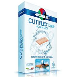 CEROTTO MASTER-AID CUTIFLEXMED STRIP TRASPARENTE IMPERMEABILE SUPPORTO IN POLIURETANO 4 FORMATI ASSORTITI 20 PEZZI - farmacia187.it