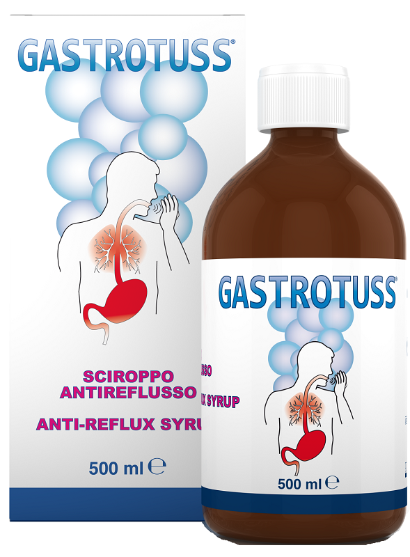 SCIROPPO ANTIREFLUSSO GASTROTUSS 500 ML - farmacia187.it