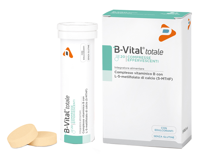 B-VITAL TOTALE ARANCIA 2 TUBI 10 COMPRESSE EFFERVESCENTI - farmacia187.it