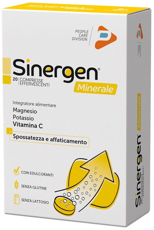 SINERGEN MINERALE LIMONE 20 COMPRESSE EFFERVESCENTI - farmacia187.it