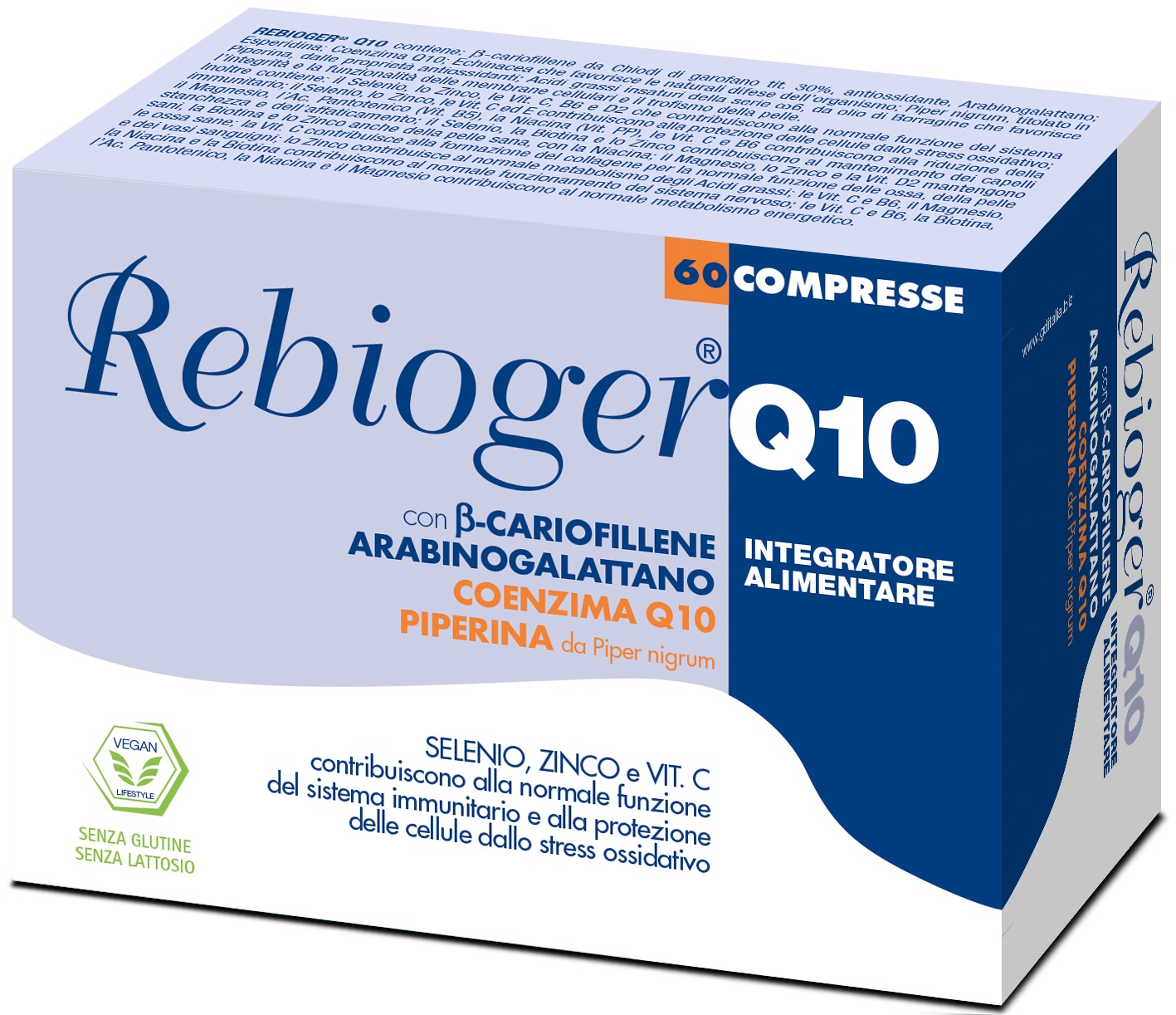 REBIOGER Q10 60 COMPRESSE - farmacia187.it