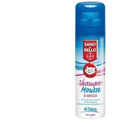 SANO E BELLO SHAMPOO MOUSSE GATTO FLACONE 200 ML - farmacia187.it