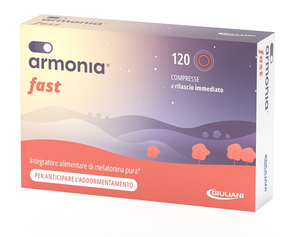 ARMONIA FAST 1 MG MELATONINA 120 COMPRESSE - farmacia187.it