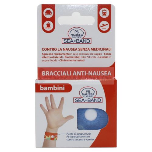 BRACCIALE ANTI NAUSEA PER BAMBINI P6 NAUSEA CONTROL 2 PEZZI - farmacia187.it
