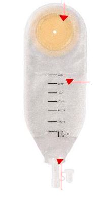 SACCA PER DRENAGGIO DELLE FERITE COLOPLAST CAPACITA' MIDI 300ML 20 PEZZI ARTICOLO 2245 - farmacia187.it