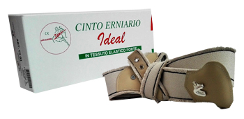 CINTO ERNIARIO IDEAL IN TESSUTO ELASTICO FORTE DESTRO GRIGIO FRANGIATO 105CM - farmacia187.it