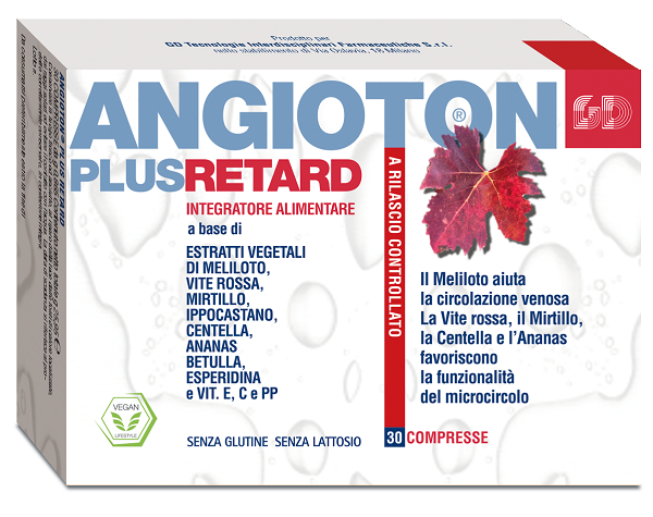 ANGIOTON PLUS RETARD 30 COMPRESSE - farmacia187.it