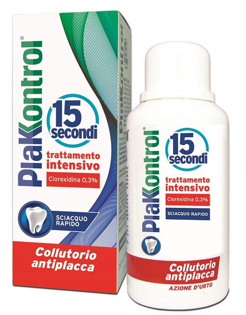 PLAKKONTROL 15 SECONDI COLLUTORIO 250 ML - farmacia187.it