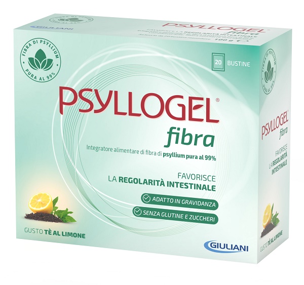 PSYLLOGEL FIBRA TE LIMONE 20 BUSTINE - farmacia187.it