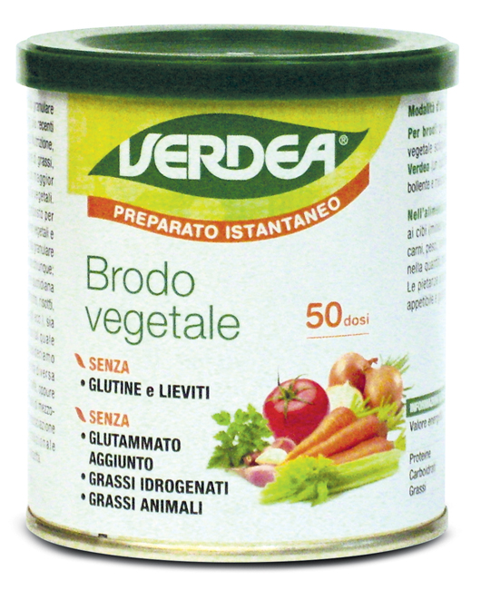 VERDEA PREPARATO ISTANTANEO BRODO VEGETALE 200 G - farmacia187.it