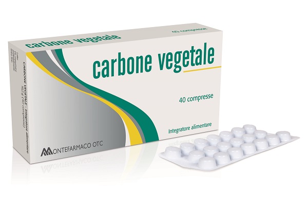 CARBONE VEGETALE 40 COMPRESSE - farmacia187.it