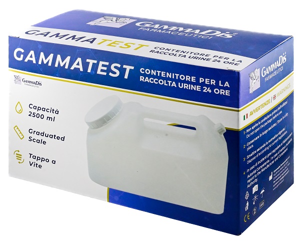 CONTENITORE STERILE PER LA RACCOLTA URINA GAMMASI 24H 2500 ML GAMMADIS - farmacia187.it
