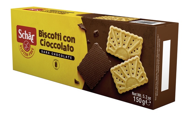 SCHAR BISCOTTO CON CIOCCOLATO DARK CHOCOLATE 150 G - farmacia187.it