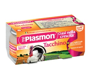 PLASMON OMOGENEIZZATO TACCHINO 80 G X 2 PEZZI - farmacia187.it