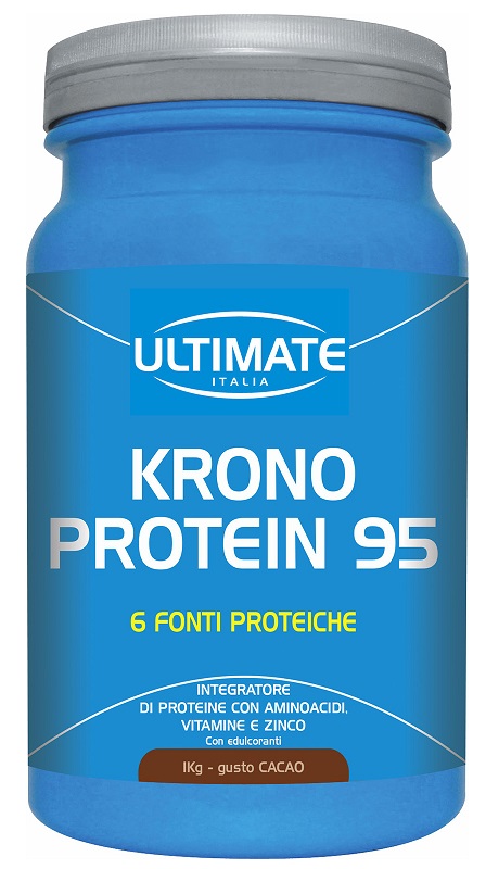 ULTIMATE KRONO PROTEIN 95 CACAO 1 KG - farmacia187.it