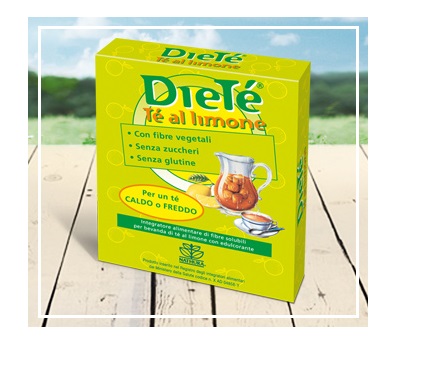 DIETE TE LIMONE SOLUBILE SENZA ZUCCHERO 10 BUSTINE - farmacia187.it