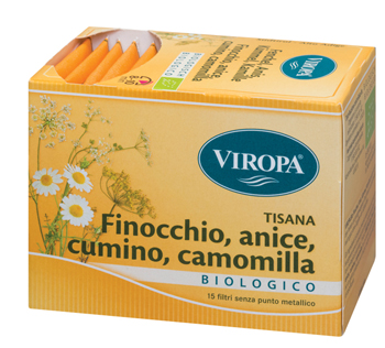 VIROPA FINOCCHIO/CUMINO/ANICE/CAMOMILLA BIO 15 BUSTINE - farmacia187.it