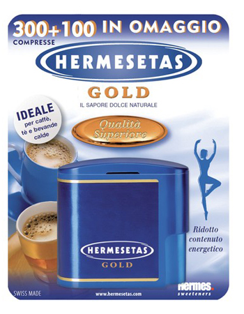 HERMESETAS GOLD 300+100 COMPRESSE 20 G - farmacia187.it