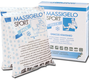 GHIACCIO ISTANTANEO MASSIGELO SPORT PACK 2 BUSTE - farmacia187.it