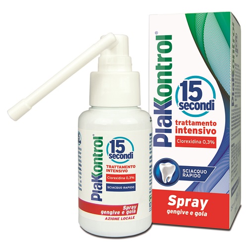 PLAKKONTROL 15 SECONDI COLLUTORIO SPRAY 50 ML - farmacia187.it