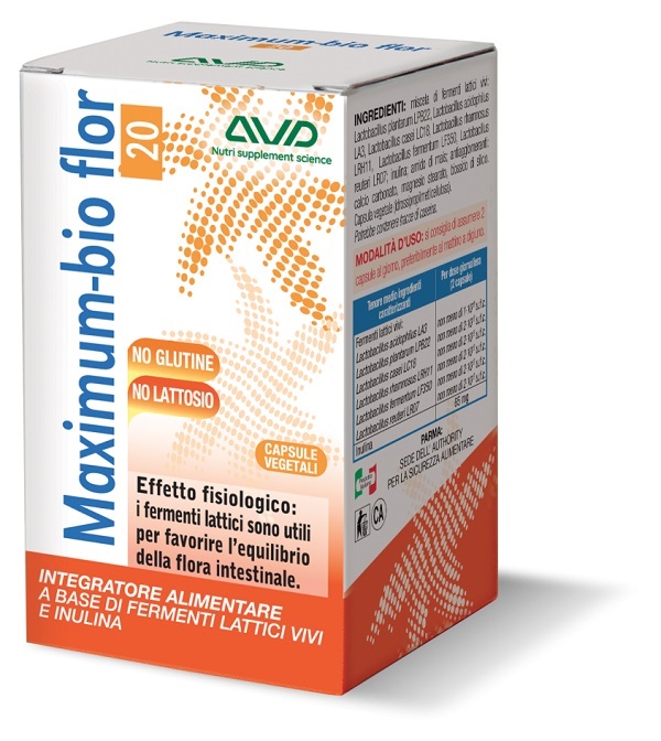 MAXIMUM BIO FLOR 20 40 CAPSULE - farmacia187.it