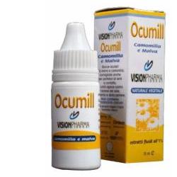 SOLUZIONE LUBRIFICANTE OCUMILL CAMOMILLA MALVA 15 ML - farmacia187.it