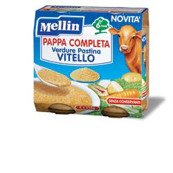 MELLIN PAPPA COMPLETA VITELLO 250 G 2 PEZZI - farmacia187.it