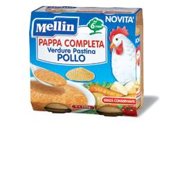 MELLIN PAPPA COMPLETA POLLO 250 G 2 PEZZI - farmacia187.it
