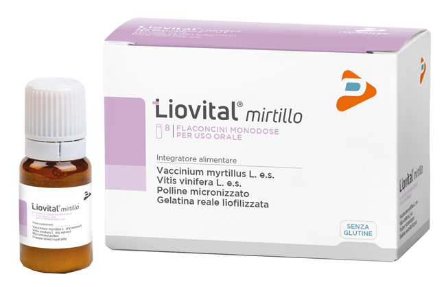 LIOVITAL MIRTILLO 8 FLACONCINI 10 ML - farmacia187.it