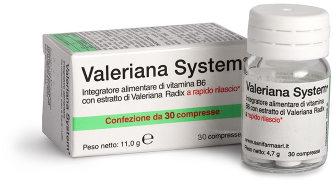 VALERIANA SYSTEM 30 COMPRESSE - farmacia187.it