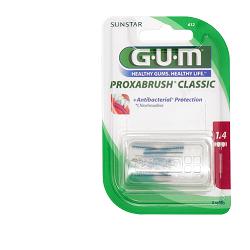 GUM PROXABRUSH CLASSIC 612 SCOVOLINO INTERDENTALE 8 PEZZI - farmacia187.it