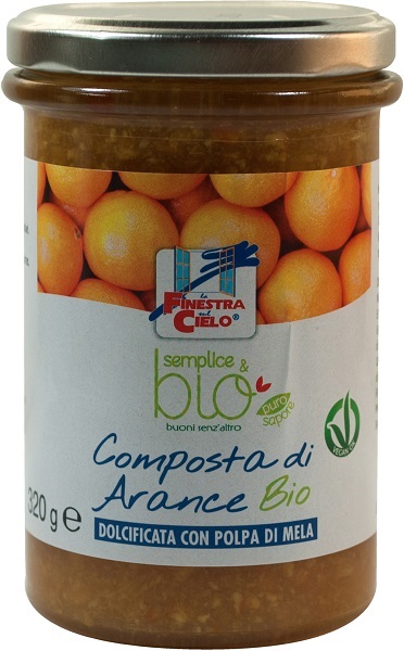 COMPOSTA DI ARANCE CON POLPA DI MELA BIO 320 G - farmacia187.it
