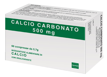 CALCIO CARBONATO 60 COMPRESSE - farmacia187.it