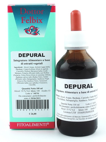 DEPURAL GOCCE 100 ML - farmacia187.it