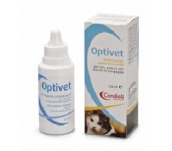 OPTIVET DETERGENTE PER OCCHI PER CANI E GATTI FLACONE 50 ML - farmacia187.it