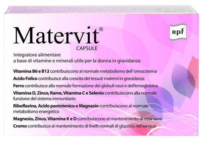 MATERVIT 30 CAPSULE - farmacia187.it